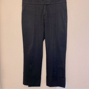 Banana Republic martin 166667 crop black pants dress slacks trousers straight 8